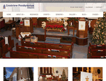 Tablet Screenshot of crestviewpresbyterianchurch.org